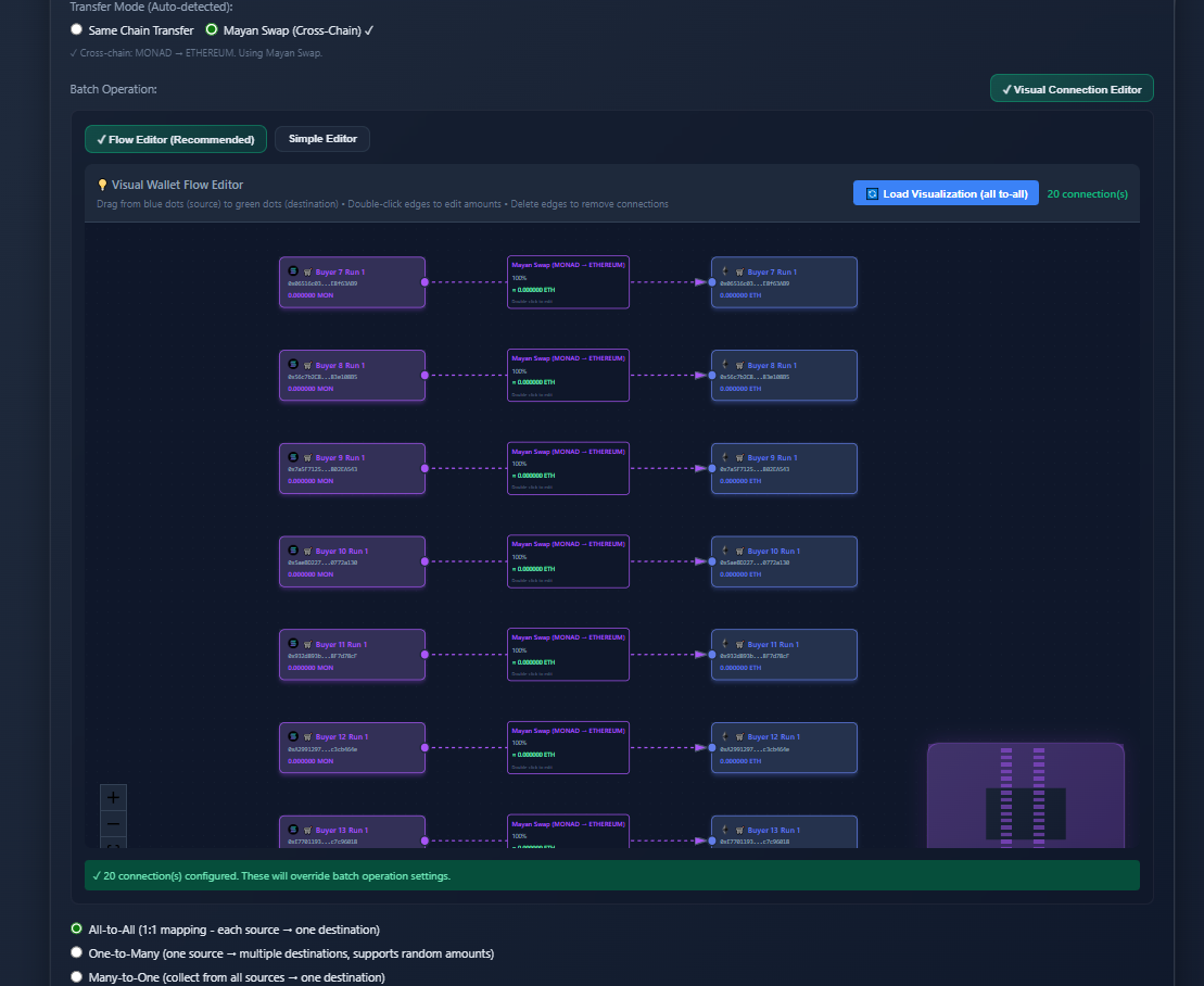 Cross-Chain Mass Transfer